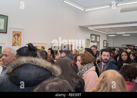 Inaugurazione della mostra "curiosità" da Benjamin Lacombe. Foto Stock