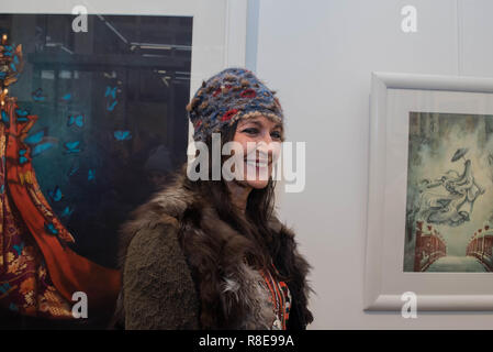 Inaugurazione della mostra "curiosità" da Benjamin Lacombe. Foto Stock