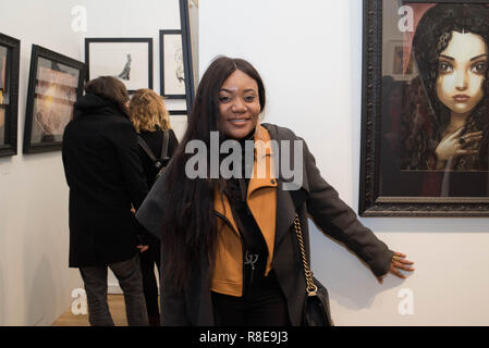 Inaugurazione della mostra "curiosità" da Benjamin Lacombe. Foto Stock
