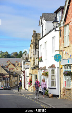 Periodo case, North Street, Winchcombe, Gloucestershire, England, Regno Unito Foto Stock