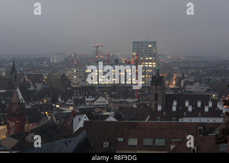 Basilea Svizzera cityscape Foto Stock