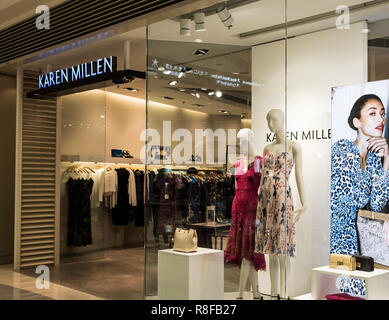 Hong Kong, Aprile 7, 2019: Karen Millen store in Hong Kong Foto Stock