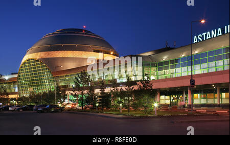 Astana Nursultan Nazarbayev International Airport. Il Kazakistan Foto Stock