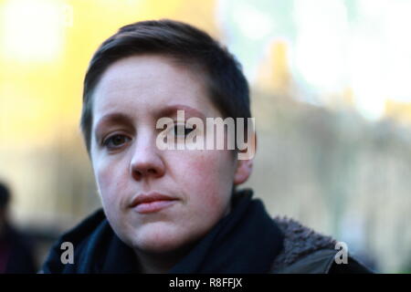 Kirsty Blackman a Westminster, Londra, Regno Unito. SNP. Il deputato scozzese del partito nazionale Kirsty Blackman ha dato il suo consenso per queste fotografie da prendere per l'archivio di Alamy e la categoria storica. Politici britannici. Politica britannica. Politica britannica. Pagina del portfolio Russell Moore. Foto Stock