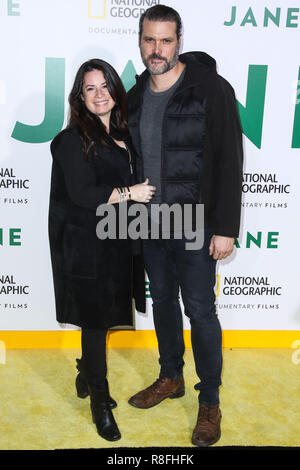 HOLLYWOOD, Los Angeles, CA, Stati Uniti d'America - 09 ottobre: Holly Marie pettini presso il Los Angeles Premiere del National Geographic Documentari" "Jane" tenutasi presso la Hollywood Bowl il 9 ottobre 2017 a Hollywood e Los Angeles, California, Stati Uniti. (Foto di Xavier COLLIN/Image Press Agency) Foto Stock