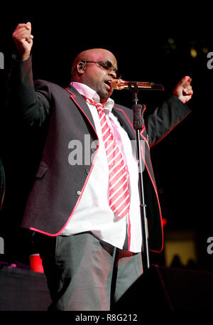 Il Cee-Lo con Gnarls Barkley esegue in concerto presso il Bank Atlantic Center di Sunrise Florida il 31 gennaio 2007. Foto Stock