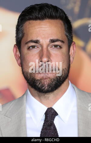 HOLLYWOOD, Los Angeles, CA, Stati Uniti d'America - 13 novembre: Zachary Levi arriva a Premiere Mondiale della Warner Bros Foto" "Justice League" tenutasi presso il Teatro Dolby il 13 novembre 2017 a Hollywood e Los Angeles, California, Stati Uniti. (Foto di Xavier COLLIN/Image Press Agency) Foto Stock