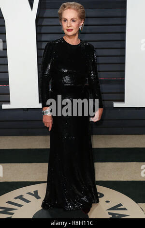 BEVERLY HILLS, Los Angeles, CA, Stati Uniti d'America - 26 febbraio: Carolina Herrera arriva a 2017 Vanity Fair Oscar Party a Wallis Annenberg Center for the Performing Arts nel febbraio 26, 2017 a Beverly Hills Los Angeles, California, Stati Uniti. (Foto di Xavier COLLIN/Image Press Agency) Foto Stock