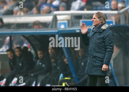 HEERENVEEN , Abe Lenstra Stadium, 16-12-2018, calcio, stagione 2018 / 2019, Eredivisie , Heerenveen coach Jan Olde Riekerink durante SC Heerenveen - FC Utrecht Foto Stock