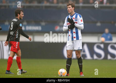 HEERENVEEN , Abe Lenstra Stadium, 16-12-2018, calcio, stagione 2018 / 2019, Eredivisie , Heerenveen-player Sam Lammers durante SC Heerenveen - FC Utrecht Foto Stock