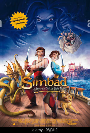 Pellicola originale titolo: SINBAD: la leggenda dei sette mari. Titolo inglese: SINBAD: la leggenda dei sette mari. Anno: 2003. Direttore: PATRICK GILMORE; TIM JOHNSON. Credito: DREAMWORKS SKG / Album Foto Stock