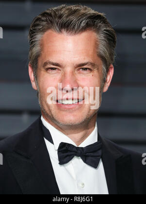 BEVERLY HILLS, Los Angeles, CA, Stati Uniti d'America - 26 febbraio: Timothy Olyphant arriva a 2017 Vanity Fair Oscar Party a Wallis Annenberg Center for the Performing Arts nel febbraio 26, 2017 a Beverly Hills Los Angeles, California, Stati Uniti. (Foto di Xavier COLLIN/Image Press Agency) Foto Stock