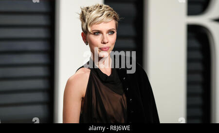 BEVERLY HILLS, Los Angeles, CA, Stati Uniti d'America - 26 febbraio: Scarlett Johansson arriva a 2017 Vanity Fair Oscar Party a Wallis Annenberg Center for the Performing Arts nel febbraio 26, 2017 a Beverly Hills Los Angeles, California, Stati Uniti. (Foto di Xavier COLLIN/Image Press Agency) Foto Stock