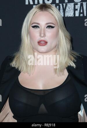 BUENA PARK, Orange County, CA, Stati Uniti d'America - 29 settembre: Hayley Hasselhoff a Knott's Scary Farm e Instagram celebrità Notte 2017 tenutasi presso la Knott's Berry Farm, il 29 settembre 2017 a Buena Park, Orange County, California, Stati Uniti. (Foto di David Acosta/Image Press Agency) Foto Stock