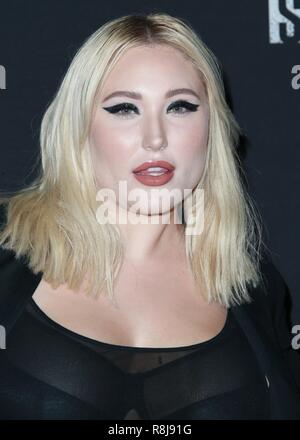 BUENA PARK, Orange County, CA, Stati Uniti d'America - 29 settembre: Hayley Hasselhoff a Knott's Scary Farm e Instagram celebrità Notte 2017 tenutasi presso la Knott's Berry Farm, il 29 settembre 2017 a Buena Park, Orange County, California, Stati Uniti. (Foto di David Acosta/Image Press Agency) Foto Stock