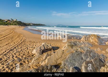 Francia, Pirenei Atlantiques, crogiolatevi paese, Bidart, Uhabia Beach Foto Stock