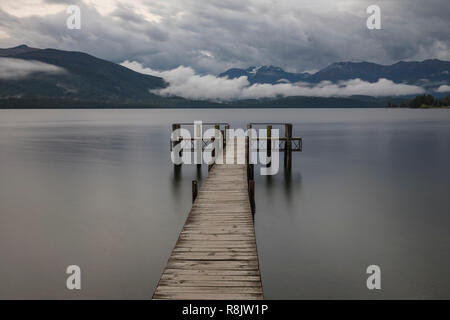 Te Anau, Isola del Sud, Fiordland, Nuova Zelanda Foto Stock