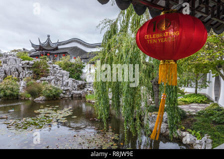 Dunedin, Giardino Cinese, Isola del Sud, Nuova Zelanda Foto Stock