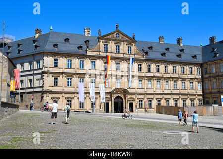 In Germania, in Baviera, Alta Franconia Regione, Bamberg, classificato come patrimonio mondiale dall UNESCO, Domplatz Foto Stock