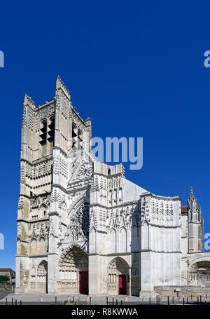 Francia, Yonne, Auxerre, la cattedrale di Saint Etienne Foto Stock