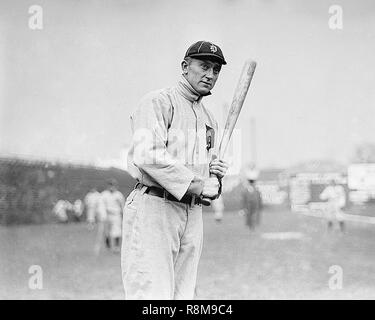 Tyrus Raymond 'Ty' Cobb, Detroit Tigers, 1910. Foto Stock