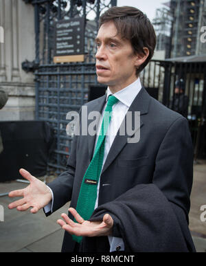 Rory Stewart OBE MP, Ministro di Stato, parlando al di fuori della House of Commons, Westminster. Dotato di: Rory Stewart OBE MP Dove: Londra, Regno Unito quando: 15 Nov 2018 Credit: Wheatley/WENN Foto Stock