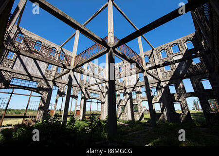 Il villaggio di eclettico di Campanopolis. Gonzales Catan, Buenos Aires, Argentina. Foto Stock