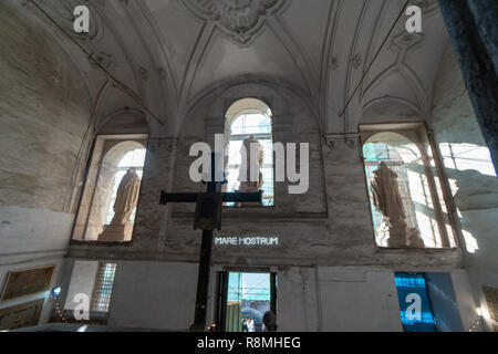 Mare Mostrum, Chiesa di san Giuseppe delle Scalze a Pontecorvo, Mercatini di Natale 2018 Napoli, chiesa di Cosimo Fanzago Foto Stock