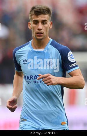 SEVILLA, 16-12-2018. Primera Division campionato spagnolo. LaLiga. Estadio Ramon Sanchez-Pizjuan. Pere Pons (Girona) durante il gioco Sevilla FC - Girona. Foto Stock