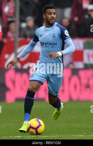 SEVILLA, 16-12-2018. Primera Division campionato spagnolo. LaLiga. Estadio Ramon Sanchez-Pizjuan. Jonás Ramalho (Girona) durante il gioco Sevilla FC - Girona. Foto Stock