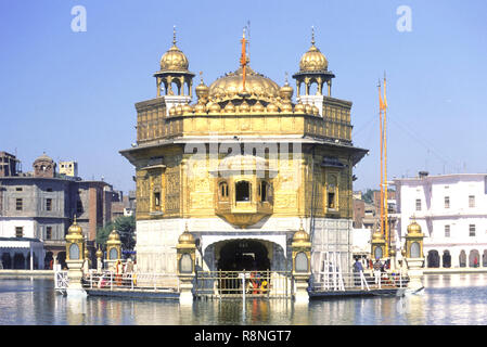 Tempio d'oro, Amritsar Punjab, India Foto Stock