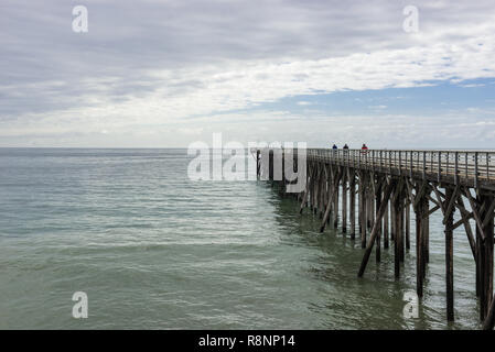 La gente di San Simeone Pier, CALIFORNIA, STATI UNITI D'AMERICA Foto Stock