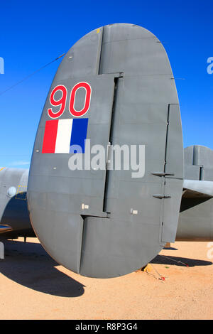 1951 RAF britannica Avro Shackelton il pattugliamento marittimo piano sul display al Pima Air & Space Museum di Tucson, AZ Foto Stock