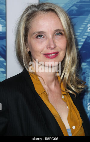 HOLLYWOOD, Los Angeles, CA, Stati Uniti d'America - 26 settembre: Julie Delpy arriva a Los Angeles prima di hbo del "pielberg" tenutasi presso Paramount Studios il 26 settembre 2017 a Hollywood e Los Angeles, California, Stati Uniti. (Foto di Xavier COLLIN/Image Press Agency) Foto Stock