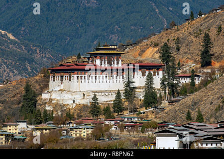 Paro Dzong, Paro, Bhutan Foto Stock