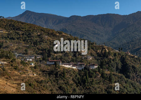 Trongsa Dzong, Trongsa, Bhutan Foto Stock