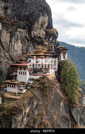 Taktsang Lhakhang, Tiger's Nest, Paro, Bhutan Foto Stock