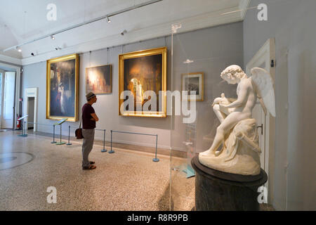 L'Italia, Lombardia, Lago di Como, Tremezzo, Villa Carlotta, costruito nel 1690 dal banchiere milanese Giorgio Clerici II oggi appartiene allo Stato, Romeo e Giulietta hall Foto Stock