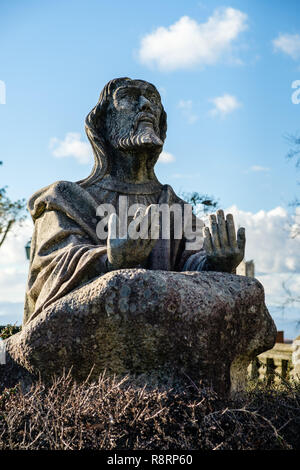 Braga, Portogallo - 18 Marzo 2018: Santuario di Nostra Signora di Sameiro (o Santuario di Sameiro o Immacolata Concezione di Monte Sameiro) è un san mariano Foto Stock