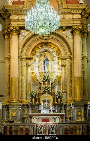 Braga, Portogallo - 18 Marzo 2018: Santuario di Nostra Signora di Sameiro (o Santuario di Sameiro o Immacolata Concezione di Monte Sameiro) è un san mariano Foto Stock
