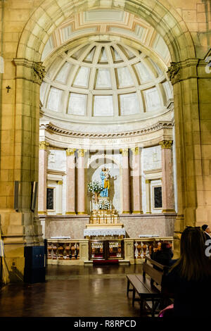 Braga, Portogallo - 18 Marzo 2018: Santuario di Nostra Signora di Sameiro (o Santuario di Sameiro o Immacolata Concezione di Monte Sameiro) è un san mariano Foto Stock