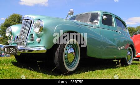 1952 Sunbeam-Talbot 90 a Epping Ongar Ferrovia 2017 Veicolo Vintage Rally, North Weald Stazione, Essex, UK. Foto Stock