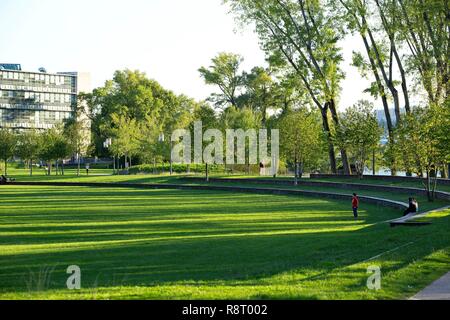 Francia, Rhône, Lione, settimo distretto, quartiere di Gerland, Parc de Gerland Foto Stock