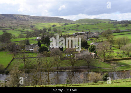 St Winfrid's Burnsall Foto Stock