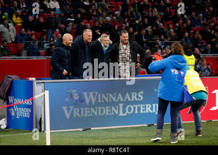 AMSTERDAM, 16-12-2018 Johan Cruijff Arena , calcio Eredivisie olandese Stagione 2018 / 2019, imbarco Vriendenloterij durante il gioco Ajax - de Graafschap 8-0 Foto Stock