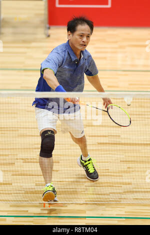 Takeyama Takahito, dicembre 15, 2018 - Badminton : 4 DAIHATSU Giappone Para Badminton campionato uomini singoli SL4 a Kurume Arena, Fukuoka, Giappone Credito: Giovanni Osada AFLO/sport/Alamy Live News Foto Stock
