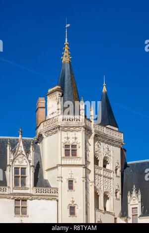 Francia, Loire Atlantique, Nantes, castello dei Duchi di Bretagna Foto Stock