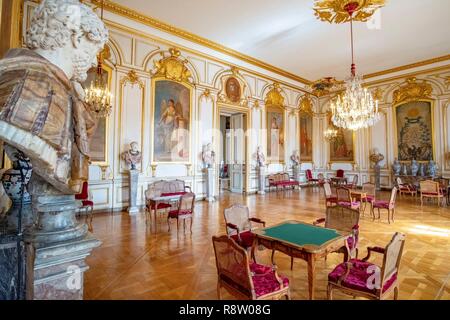 Francia, Bas Rhin, Strasburgo, città vecchia elencati come patrimonio mondiale dall' UNESCO, Palais des Rohan, il Museo di Arti Decorative, Sala dei Vescovi Foto Stock