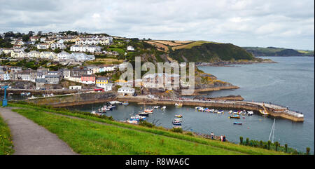 Mevagissey Harbour, Cornwall, Regno Unito Foto Stock