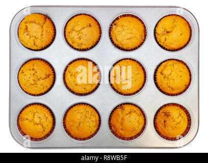 Dolci fatti in casa di panpepato muffin o cupcake pronto a mangiare. Foto Stock